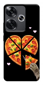 Чохол Pizza Love Cat для Xiaomi Poco F6
