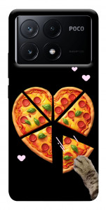 Чехол Pizza Love Cat для Xiaomi Poco X6 Pro