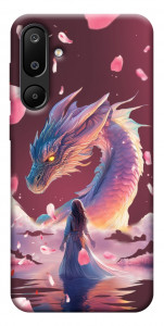 Чохол Girl and dragon для Galaxy M16 5G