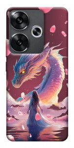 Чохол Girl and dragon для Xiaomi Poco F6
