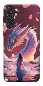 Чехол Girl and dragon для Galaxy M55