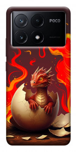 Чехол Fire dragon для Xiaomi Poco X6 Pro