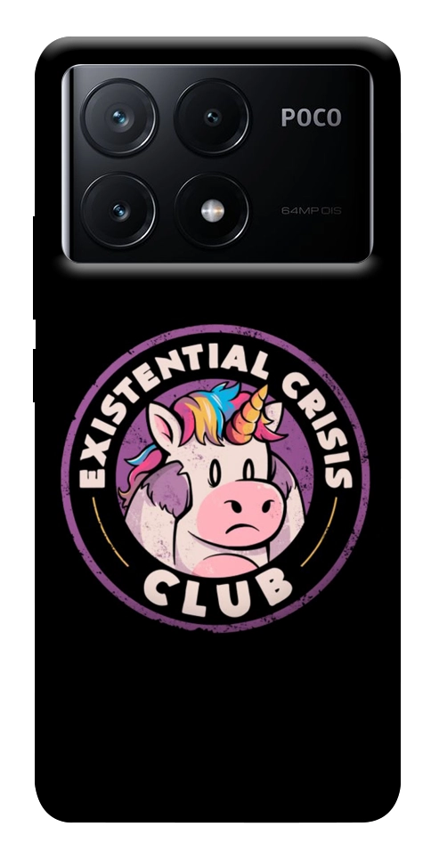 Чохол Crisis club для Xiaomi Poco X6 Pro