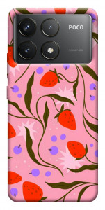 Чохол Strawberry pink для Xiaomi Poco F6 Pro