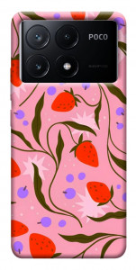 Чехол Strawberry pink для Xiaomi Poco X6 Pro