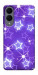Чехол Purple sparkles для Galaxy S25 Edge