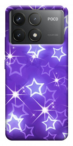 Чохол Purple sparkles для Xiaomi Poco F6 Pro