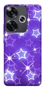 Чохол Purple sparkles для Xiaomi Poco F6