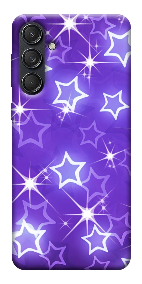 Чехол Purple sparkles для Galaxy M55