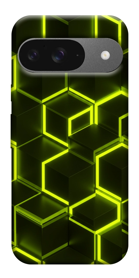 Чохол Neon hexagon для Google Pixel 10 Pro