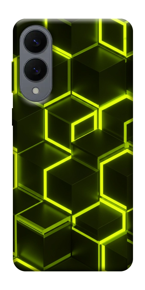 Чехол Neon hexagon для Galaxy S25 Edge
