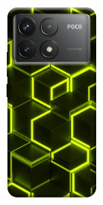 Чохол Neon hexagon для Xiaomi Poco F6 Pro
