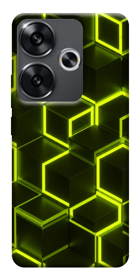 Чохол Neon hexagon для Xiaomi Poco F6