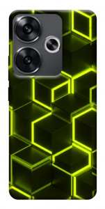 Чохол Neon hexagon для Xiaomi Poco F6