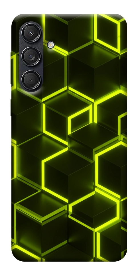 Чохол Neon hexagon для Galaxy M55
