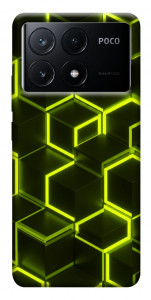 Чехол Neon hexagon для Xiaomi Poco X6 Pro