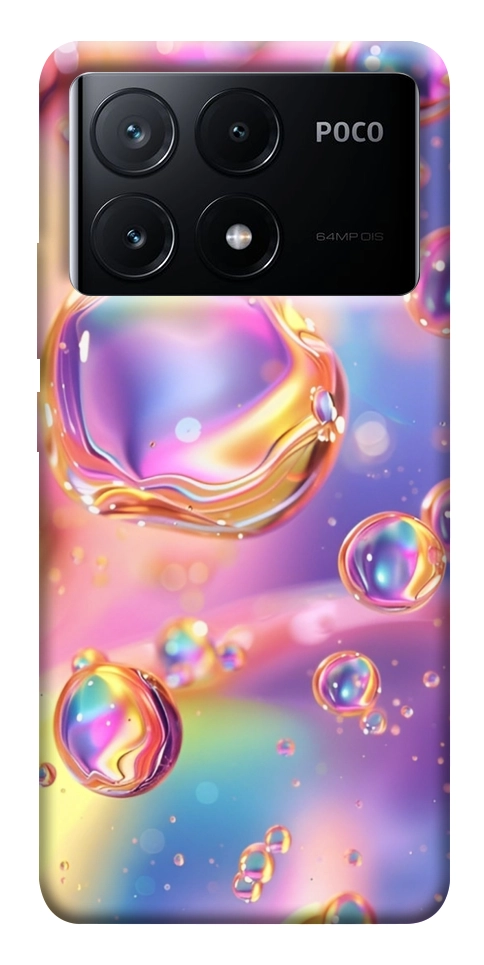 Чехол Neon bubbles для Xiaomi Poco X6 Pro