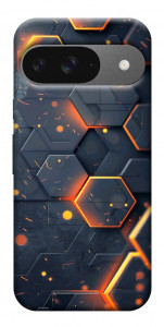 Чохол Burning hex pattern для Google Pixel 10