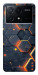 Чехол Burning hex pattern для Xiaomi Poco X6 Pro