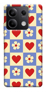 Чохол Серця-квіточки для Xiaomi Redmi Note 13 5G