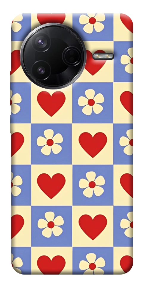 Чохол Серця-квіточки для Xiaomi Poco F7 Pro