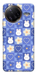 Чохол Кролики-квіточки для Xiaomi Poco F7 Ultra