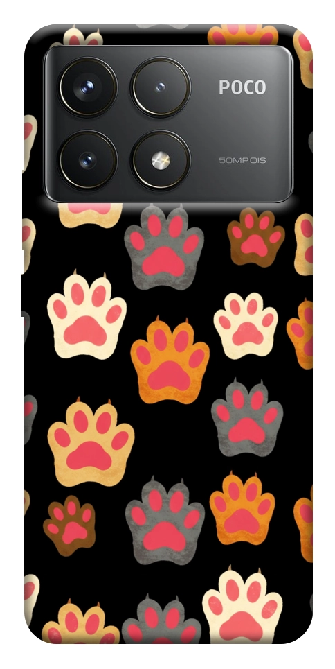 Чехол Colorful Paws для Xiaomi Poco F6 Pro