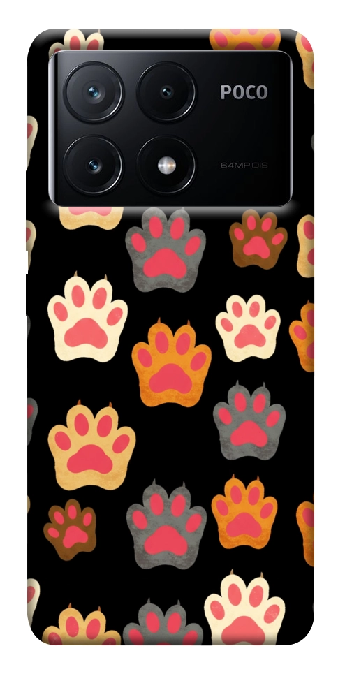 Чохол Colorful Paws для Xiaomi Poco X6 Pro