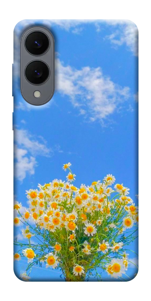 Чохол Sky flowers для Galaxy S25 Edge