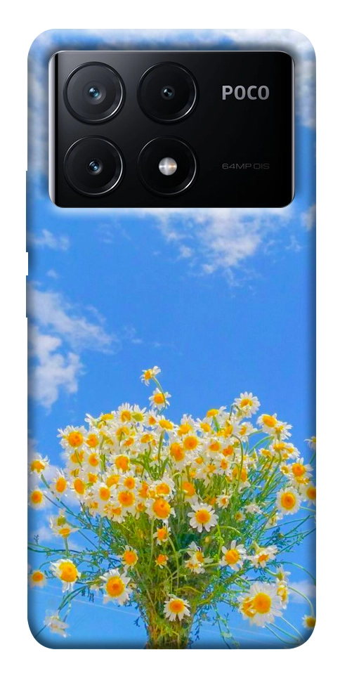 Чохол Sky flowers для Xiaomi Poco X6 Pro