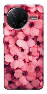 Чохол Pink flowers для Xiaomi Poco F7 Pro