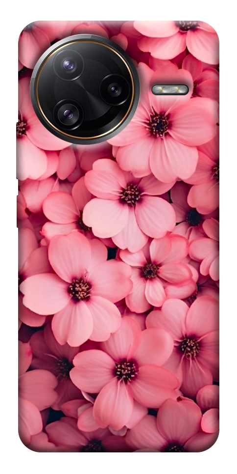 Чохол Pink flowers для Xiaomi Poco F7 Ultra