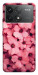 Чехол Pink flowers для Xiaomi Poco F6 Pro