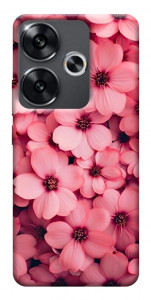 Чохол Pink flowers для Xiaomi Poco F6