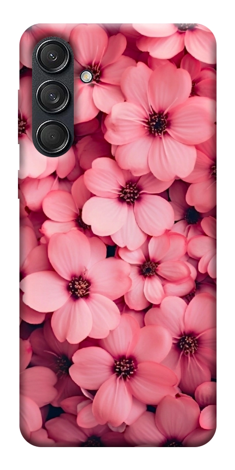 Чехол Pink flowers для Galaxy M55