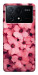 Чохол Pink flowers для Xiaomi Poco X6 Pro