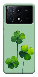 Чехол Lucky clover для Xiaomi Poco X6 Pro