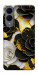 Чехол Flower black-white для Galaxy S25 Edge