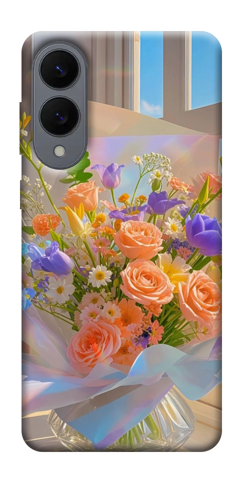 Чехол Яркий букет для Galaxy S25 Edge