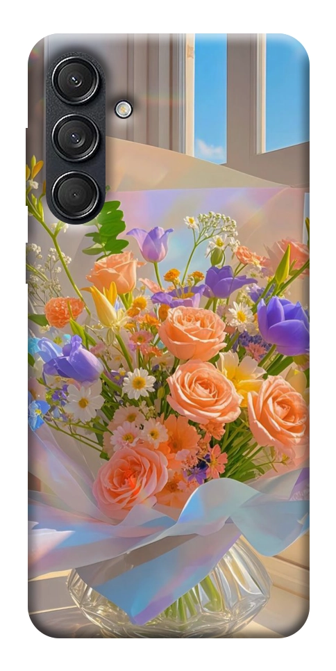 Чохол Яскравий букет для Galaxy M55