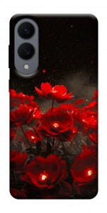 Чехол Burning flowers для Galaxy S25 Edge