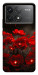 Чохол Burning flowers для Xiaomi Poco F6 Pro