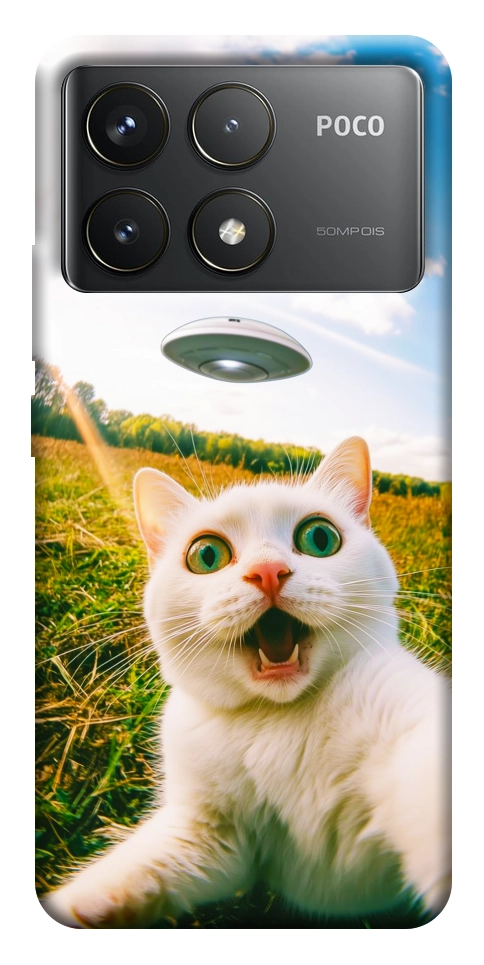 Чохол Ufo cat для Xiaomi Poco F6 Pro