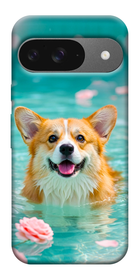 Чохол Swimming corgi для Google Pixel 10 Pro