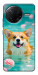 Чехол Swimming corgi для Xiaomi Poco F7 Pro