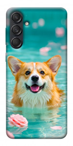 Чохол Swimming corgi для Galaxy M55