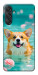 Чехол Swimming corgi для Galaxy M55