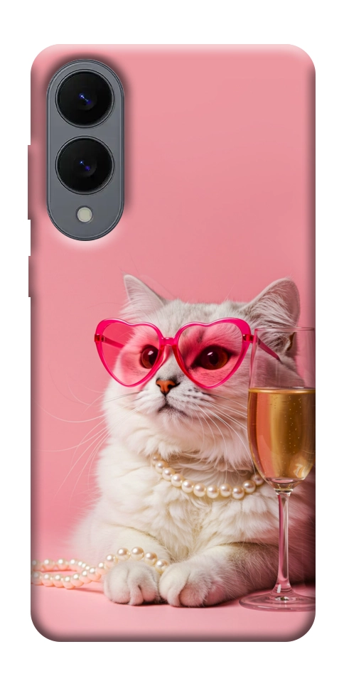 Чехол Pinky cat для Galaxy S25 Edge