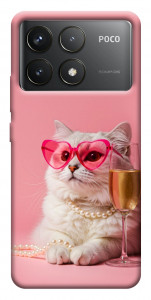 Чохол Pinky cat для Xiaomi Poco F6 Pro