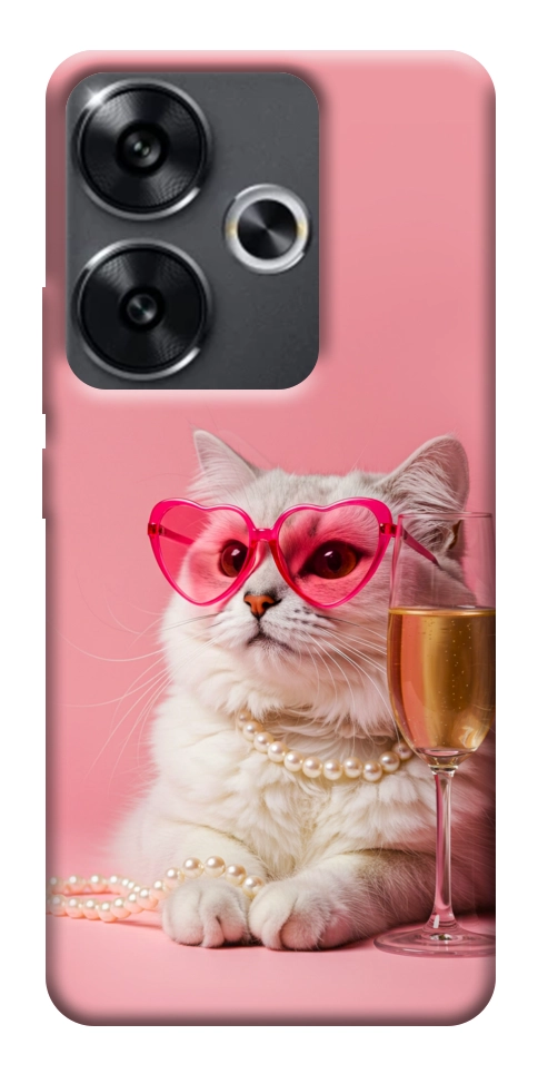 Чохол Pinky cat для Xiaomi Poco F6